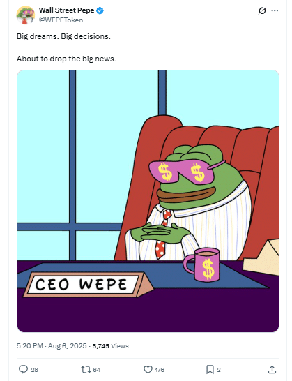 WEPE Tweet