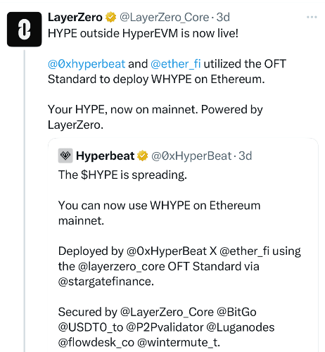 ZRO Tweet