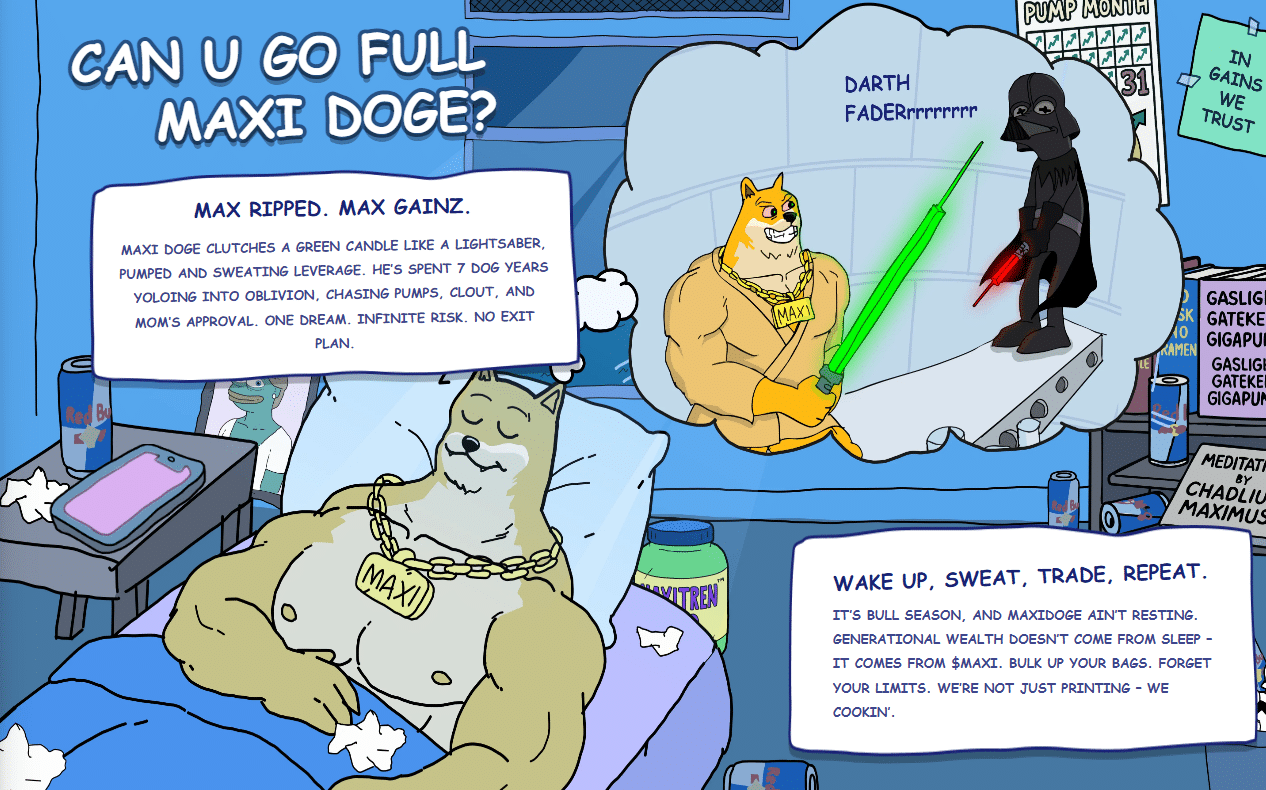 Maxi Doge, one of the best shitcoins on Ethereum