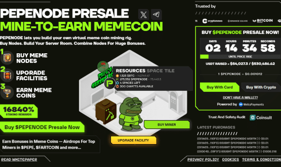 Pepenode homepage: is it a scam or legit?