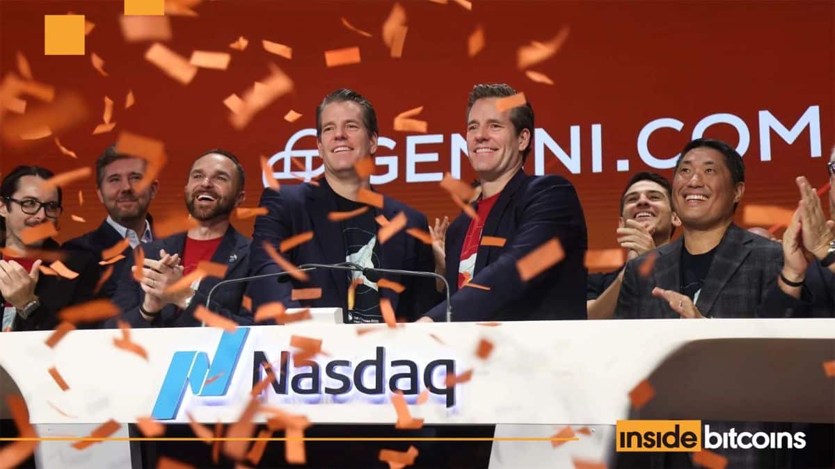 Gemini Surges 14% On Nasdaq Debut, Hitting .8B Valuation After Raising 5M