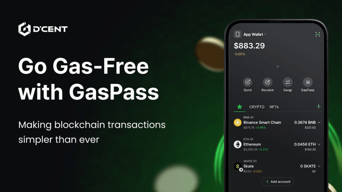 Go Gas-Free with DCENT Gas Pass