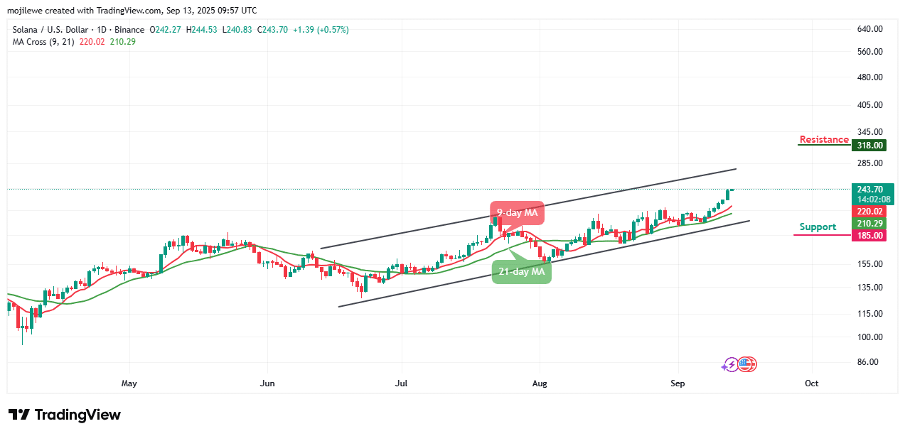 Solana Price Prediction for Today, September 14 &ndash; SOL Technical Analysis