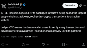 Solid Intel post