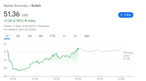 Bullish share price