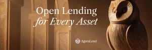 Agoralend DeFi platform banner