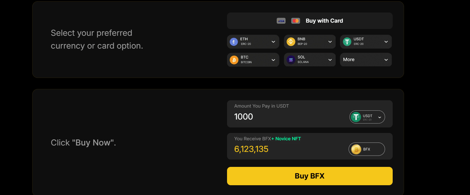BlockchainFX buy tokens