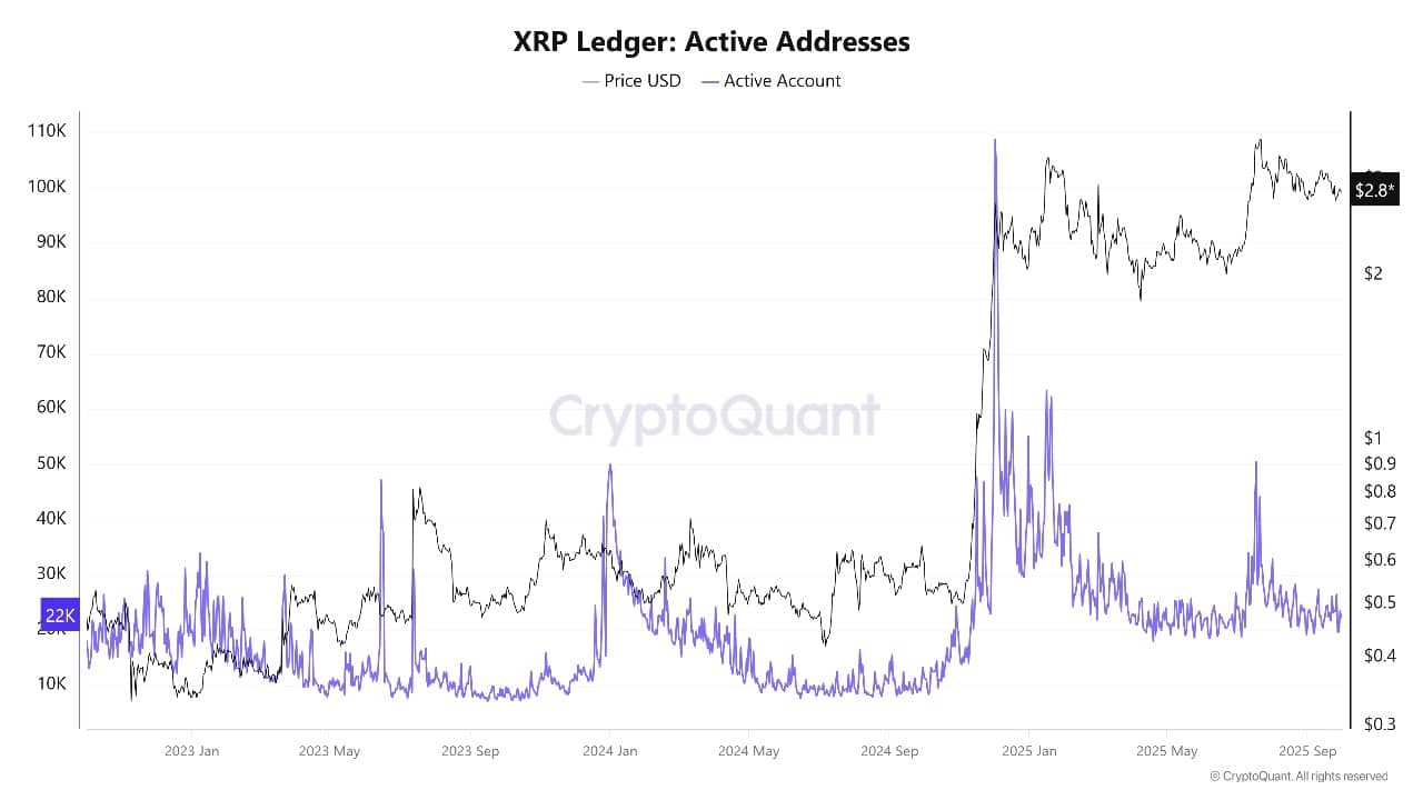 El precio de XRP cae un 2,3% tras el anuncio de salida del Director de Tecnología (CTO) de Ripple, David Schwartz