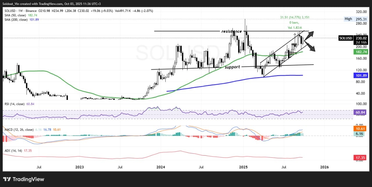 Solana Value Rises 2% On Bitwise's “New Wall Avenue” Declare