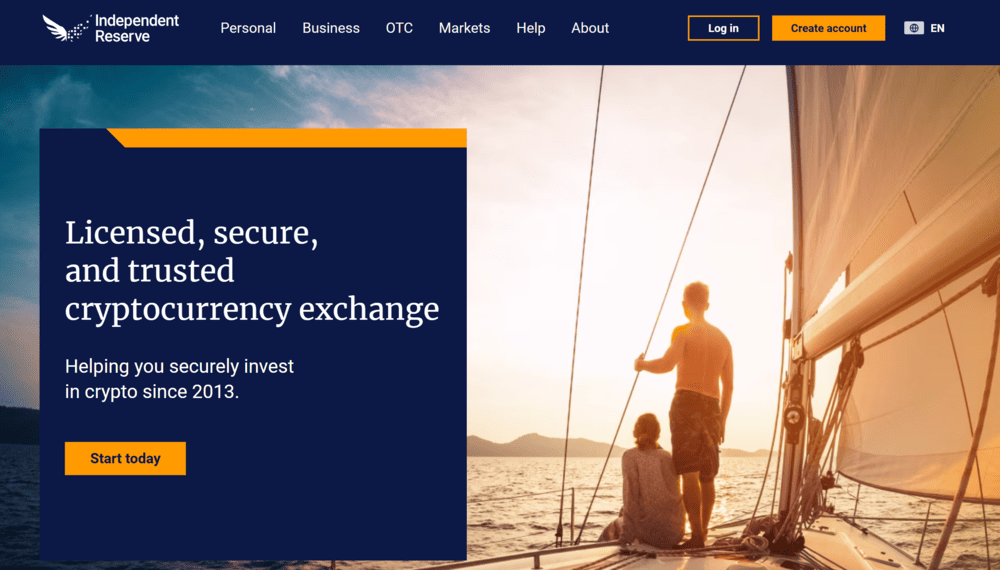 Independent Reserve Homepage