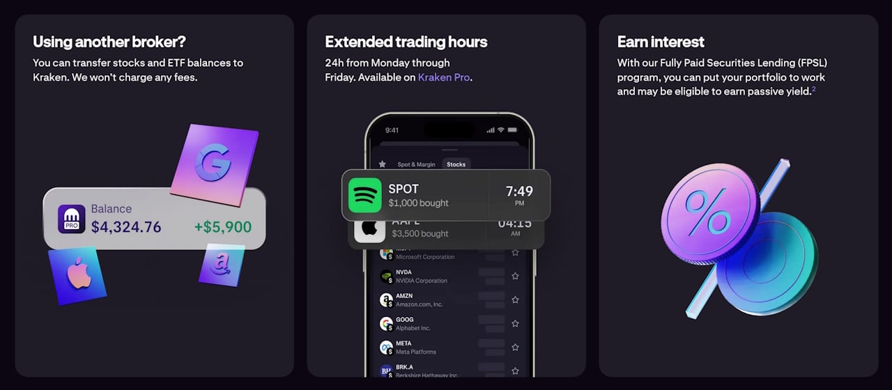 Kraken Stocks Advantages