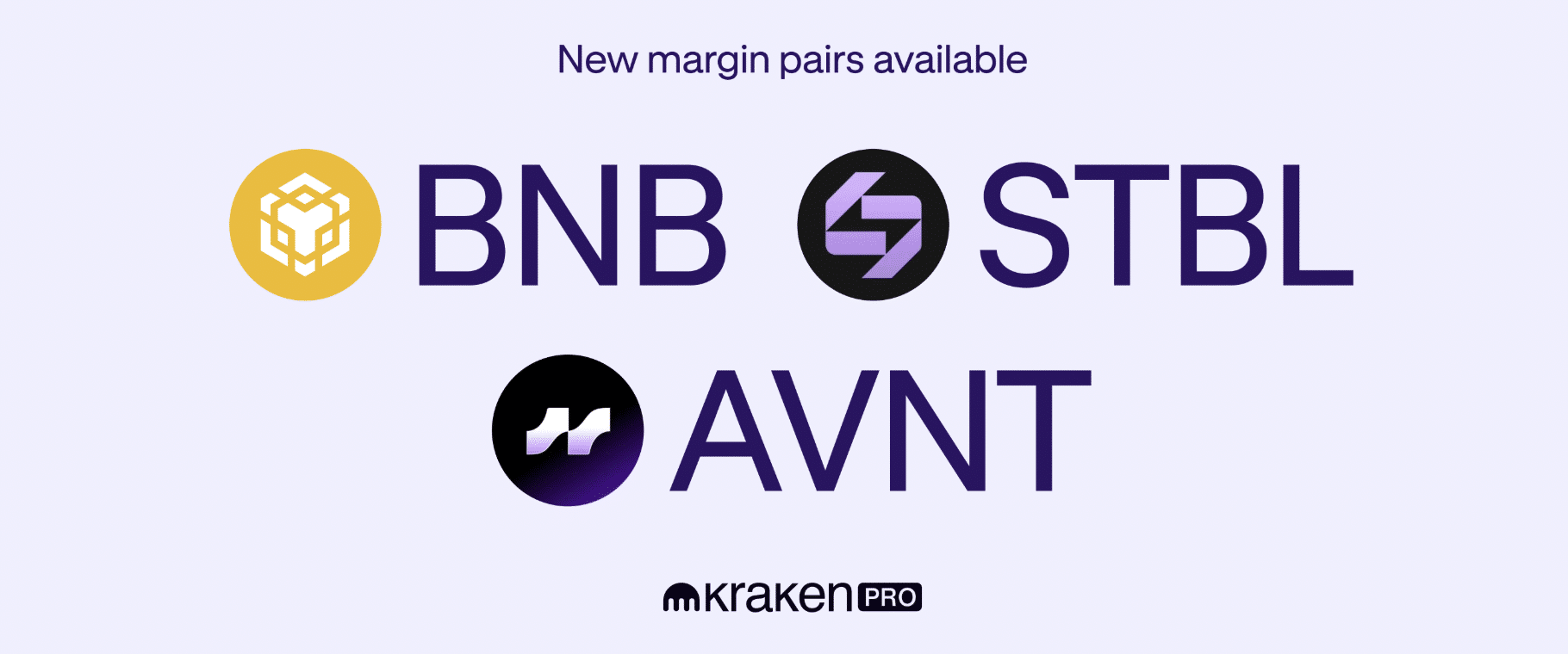 New trading pairs on Kraken