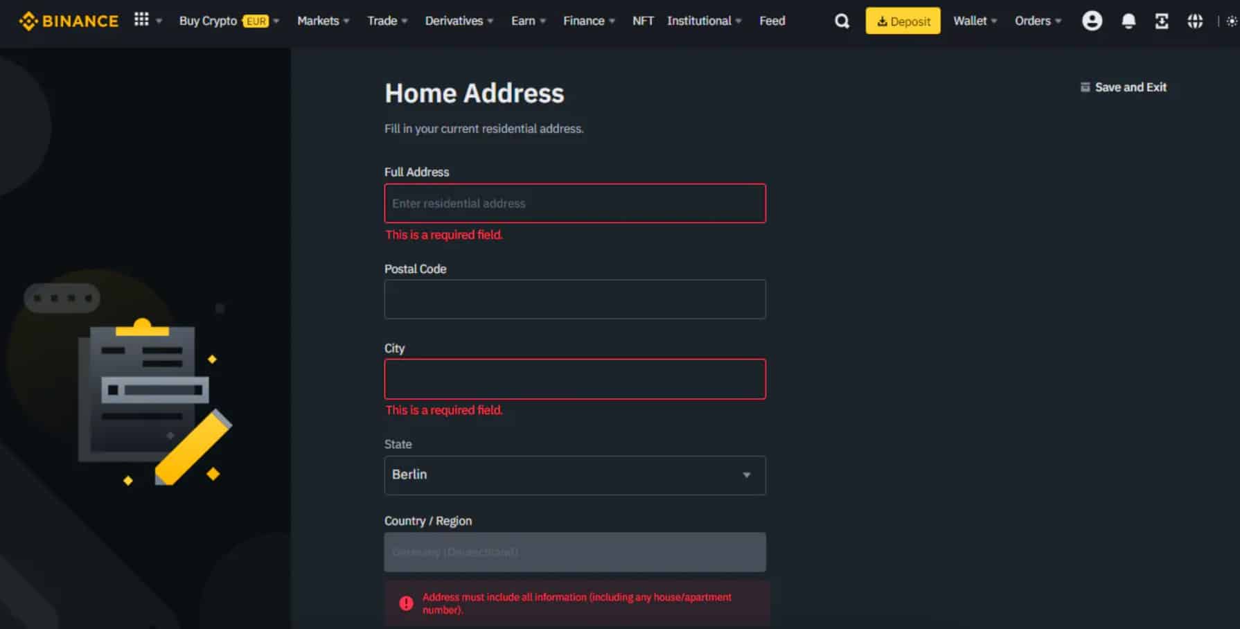 Binance KYC how to complete