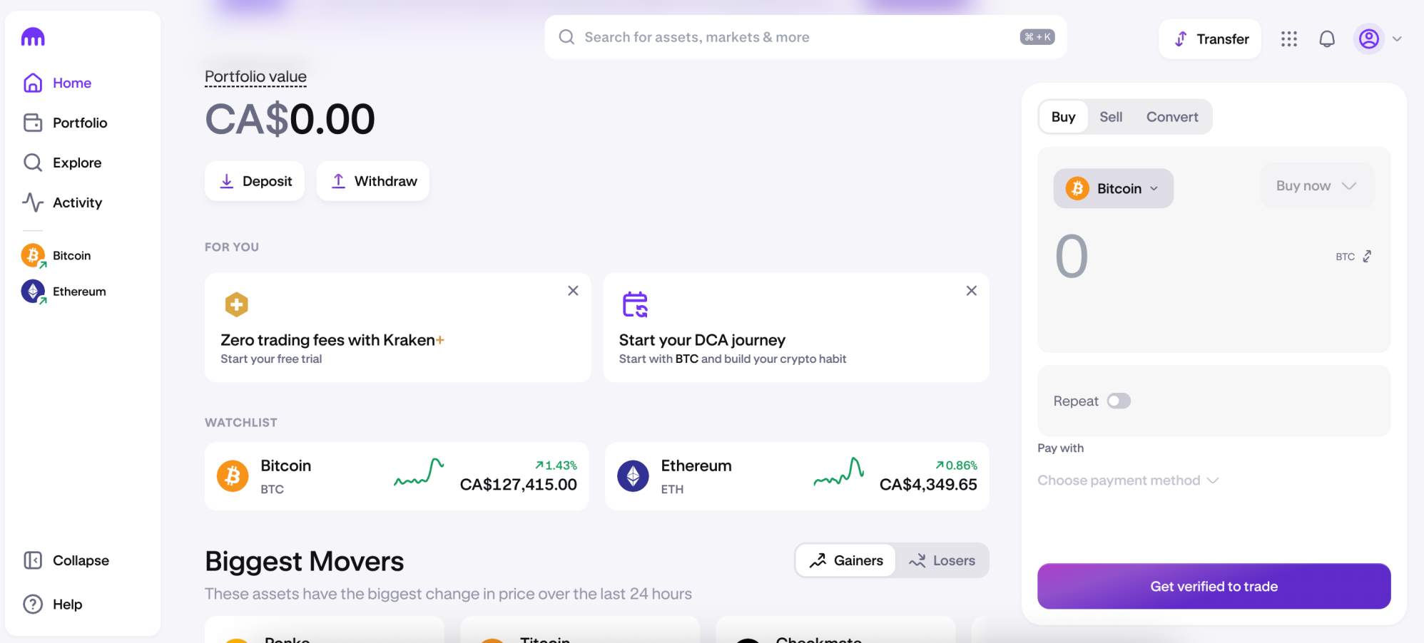 Kraken how to deposit funds
