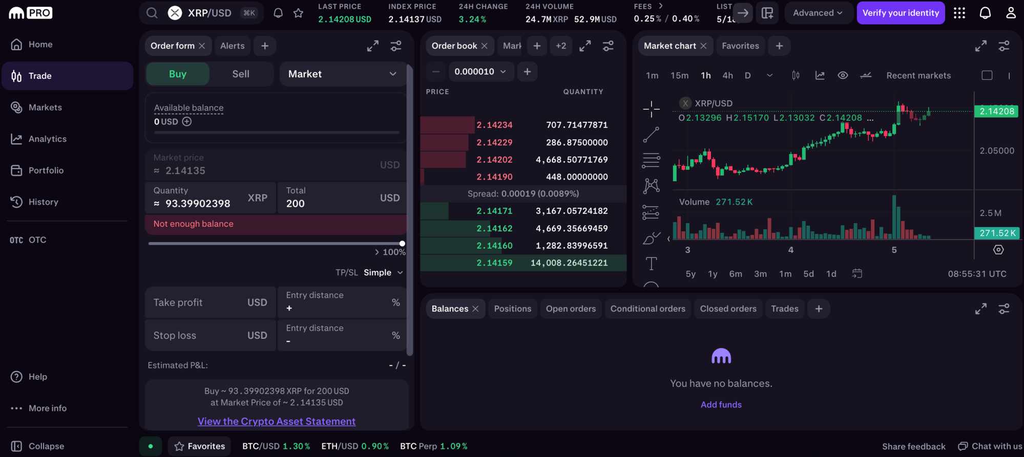 How to buy XRP with USD on Kraken