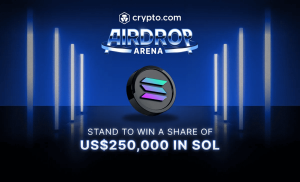 Crypto.com Introduces a $250,000 SOL Rewards Campaign Through Airdrop Arena