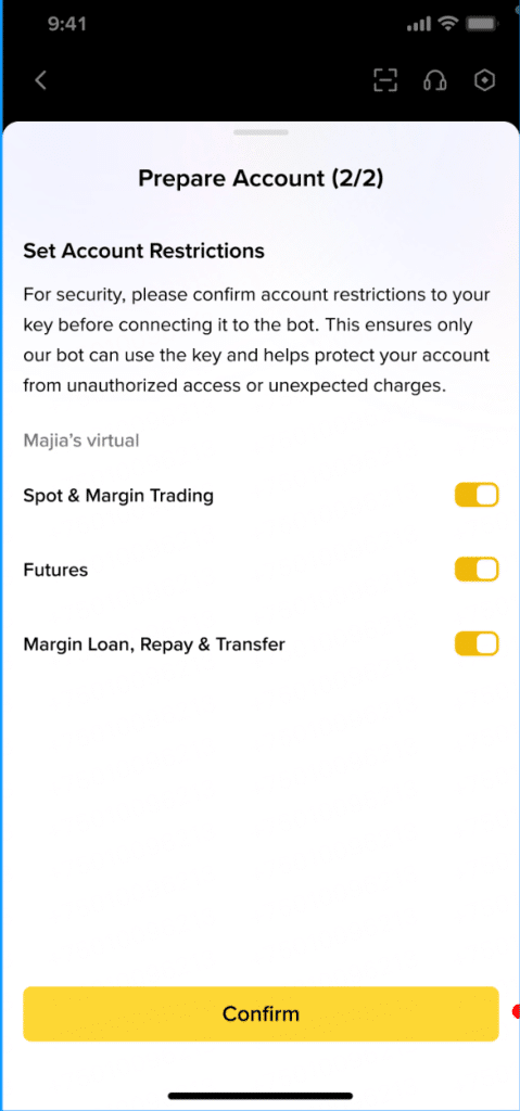 Binance AI Setup